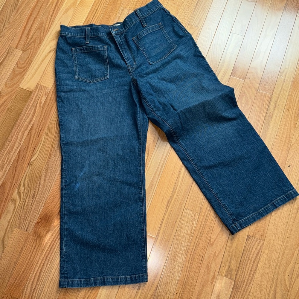 Madewell Women's Blue Flare & Wide Leg Jeans - Picture 2 of 16